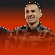 Le journaliste Olivier Arbour-Masse et l'humoriste et athl&egrave;te d'ultra-sport Jay Du Temple.