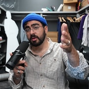 Le journaliste &agrave; Rad Gali Bonin.