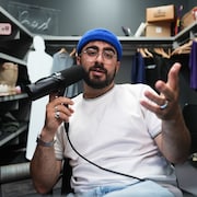 Le journaliste &agrave; Rad Gali Bonin.