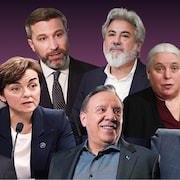 Des personnalit&eacute;s politiques importantes au Qu&eacute;bec.