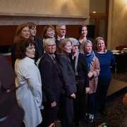 &laquo; Les Courageuses &raquo; apr&egrave;s l'annonce du jugement de la Cour sup&eacute;rieure.