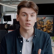 Le journaliste stagiaire Zachary Sanche de l'&eacute;quipe de Rad.