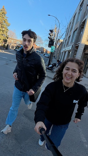 Tristan Champagne-Lessard et Julia Pagé