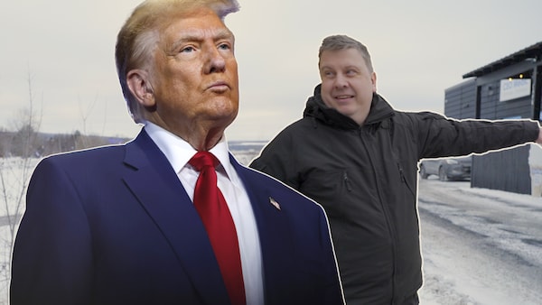 Hans Mercier, chef de l’ancien Parti 51 et Donald Trump