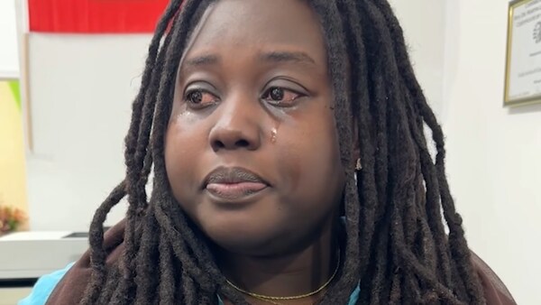 Une migrante irrégulière à New York.