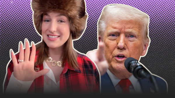 Pascale de Blois et Donald Trump