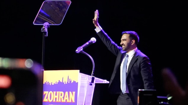 Zohran Mamdani à New York.