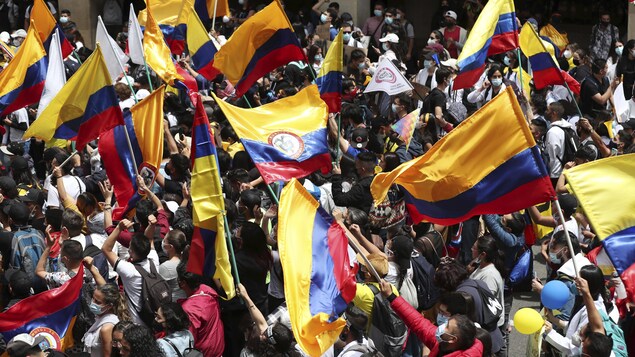 Manifestation en Colombie.